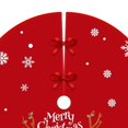 thumbnail image 2 of Falda de Navidad BLESIY cubierta de base de árbol de Navidad tapete clásico Decoración sala de estar Fiesta Estilo B, 2 of 8