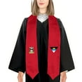 thumbnail image 4 of More design Graduation shawl Antigua and Barbuda & United States Flag Stole Sash Honor For Study Aboard International Students, 4 of 9