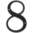 thumbnail image 1 of Baldwin 90678190 CD House Number 8, Satin Black, 1 of 1