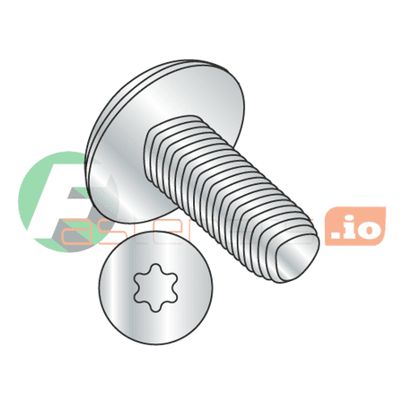 

10-32 x 1/2 Full Trilobe Thread Forming Screws / Six-Lobe (Torx) / Truss Head / Steel / Zinc (Quantity: 7 000 pcs)