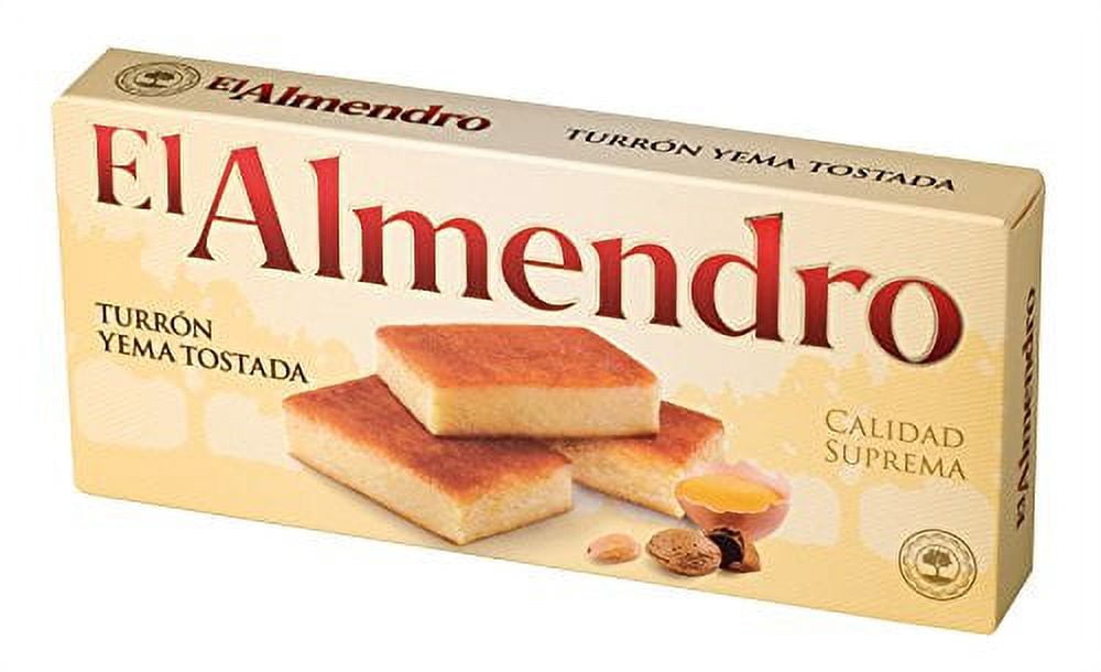 El Almendro Toasted Egg Yolk Turron (Yema Tostada) 7oz (200 G)