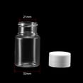 thumbnail image 3 of Botella de Reactivo de Laboratorio de Boca Ancha de Plástico Uxcell 30ml/1oz 50 Contenido, 3 of 5