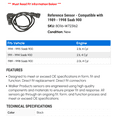 thumbnail image 2 of Reference Sensor - Compatible with 1989 - 1998 Saab 900 1990 1991 1992 1993 1994 1995 1996 1997, 2 of 2