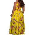 thumbnail image 3 of Summer Women Boho Floral Long Dress Evening Party Beach Sundress, 3 of 6