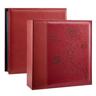  Photo Album 4 x 6 600 Pockets Photos, Black Leather Cover,  Extra Large Capacity Wedding Baby Anniversary Valentines Picture Albums  Holds 600 Horizontal and Vertical Photos Tree Pattern Album : Home & Kitchen
