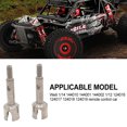 thumbnail image 4 of fastboy Essieu de Roue Renforcé en Acier pour Véhicule Routier 1/14 Wltoys 144001 RC, 4 of 6