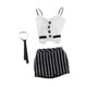 thumbnail image 2 of Ropa de Muñeca Hugo 3 unids 1/6 Traje Falda Cosplay para 12 pulgadas figura Cuerpo, 2 of 9
