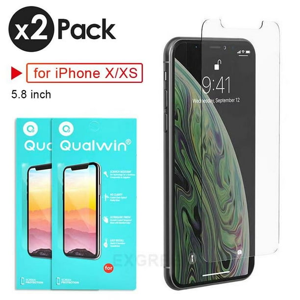 [2Pack]Screen Protector Compatible for iPhone X & iPhone Xs, Tempered
