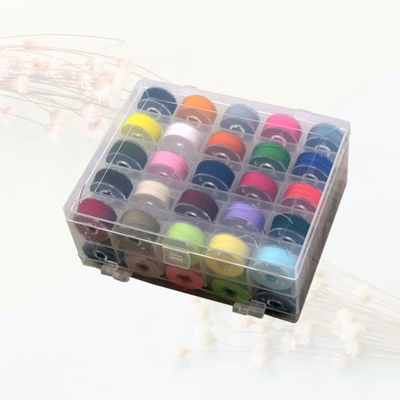 GOOHOCHY Sewing Storage Box 1 Set Practical Design Plastic for Sewing Projects Home Use