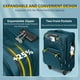 thumbnail image 4 of Juego de equipaje LARVENDER Softside Carry On de 3 piezas con cierre TSA, 4 of 7