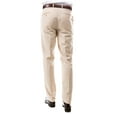 thumbnail image 4 of Mens Dress Pants, Solid Slim Fit Office Pants Only, 4 of 4