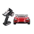 thumbnail image 2 of Coche de carreras RC de alta velocidad 1/16 eléctrico 4WD Drive Flat Running Drift Car 2,4 Ghz para niños mayores de 14 años rojo 2 uds batería, 2 of 10