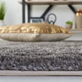 thumbnail image 5 of SAFAVIEH 3D Cory Solid Shag Area Rug, Silver, 2'6" x 4', 5 of 12