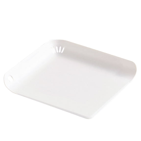 ETEREAUTY White Plastic Cutting Board with Non-Skid , Kitchen Chopping Board for Home and Food Prep