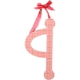 thumbnail image 1 of My Baby Sam 9" Pink Gingham Hanging Letter, Q, 1 of 1