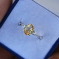 thumbnail image 2 of Natural Yellow Citrine Ring, 925 Sterling Silver Ring, Handmade Ring, November Birthstone Ring, Statement Ring, Wedding Ring, Gift For Women, 2 of 3