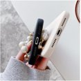 thumbnail image 3 of Designed for iPhone Case,Luxury Cute Silicone with Pearl Hand Bracelet Camera Lens Protection Shockproof Protective Cover Phone Case (iPhone 16 Pro,White), 3 of 5