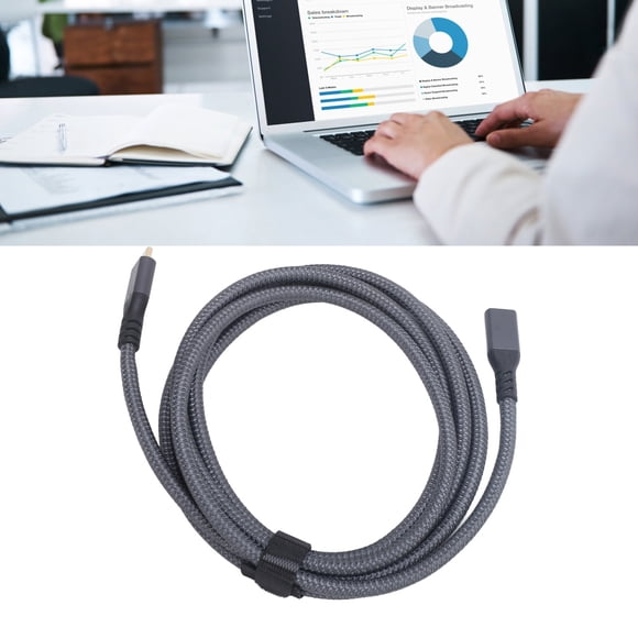 USB Type C Extension Cable,20Gbps 240W Fast Transfer Type C Extender Charging,Male to Female USB C 3.2 Extender Cord for Phone Tablet
