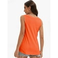 thumbnail image 2 of Womens Tank Tops V Neck Summer Trendy Casual Loose Fit Flowy Sleeveless Shirts, 2 of 6