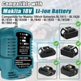thumbnail image 3 of High-Efficiency Car Charger for Makita 18V Lithium Batteries for Professional Use Replacement Charger, 3 of 5
