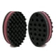thumbnail image 1 of 2 uds pequeños agujeros pelo giros esponja cepillo de peluquero para rastas bloqueo giro Afro Curl bobina peine herramienta de cuidado Xemadio WMPH-954, 1 of 8