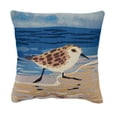 thumbnail image 2 of Liora Manne Marina Running Sandpipers Indoor Outdoor Decorative Pillow Sand, 2 of 5