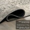 thumbnail image 4 of Nuloom Hillstone Collection Traditional Vintage Medallion Area Rug, 6' 7" x 9', Agnetha Grey, 4 of 7