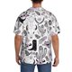 thumbnail image 3 of Balery Cowboy Camisa Casual de Manga Corta con Botones para Hombre, Texturizada, Estilo Cubano, para Playa, Verano-XX-Large, 3 of 5