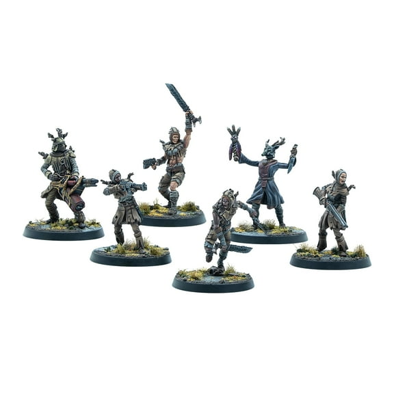 Modiphius Entertainment: Fallout: Miniatures - Cult of the Mothman: Clergy - 6 Figures, Appalachia Wave, Unpainted Resin Miniatures, Tabletop Game