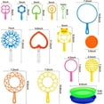 thumbnail image 5 of Zsiparty 28 Pcs Big Bubble Wands Set for kids, Giant Bubble Maker Toys with Tray for Summer Outdoor Activities Party Favors Gifts & Wedding, 5 of 5