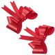 thumbnail image 1 of OUNONA 2Pcs Red Curtain Bow Tiebacks Waterproof Rustic Metal Rope Tiebacks for Outdoor and Indoor Home Decor, 1 of 6