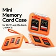 thumbnail image 2 of Ulanzi Mini Memory Card Case for SD TF CFA Cards Compact Water-Resistant Storage with Customizable Slots, 2 of 16