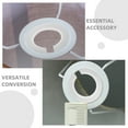 thumbnail image 3 of 12pcs E27 to E14 Lamp Shade Converters Plastic Reducing Rings for Table Lamp Shades Professional Lampshade Accessory, 3 of 8