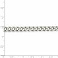 thumbnail image 2 of 925 Sterling Silver 7mm Curb Chain Necklace 30 Inch Chain Necklace for Women and Men - 54.1 Grams, 2 of 2