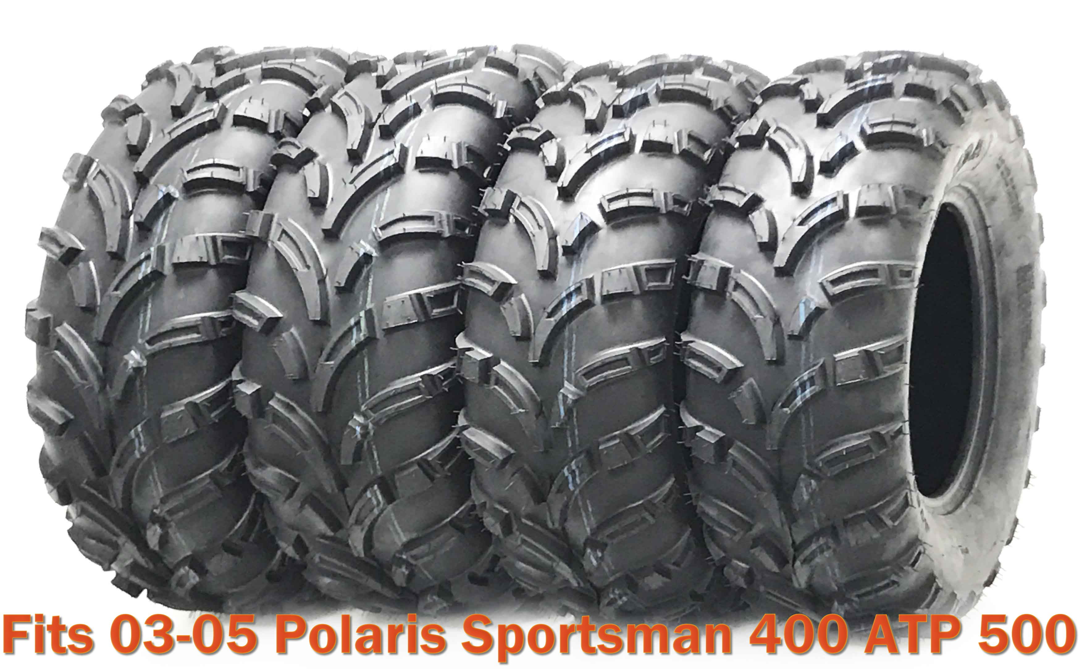 Set 4 WANDA ATV tires 25x812 & 25x1112 for 0814 Polaris SPORTSMAN
