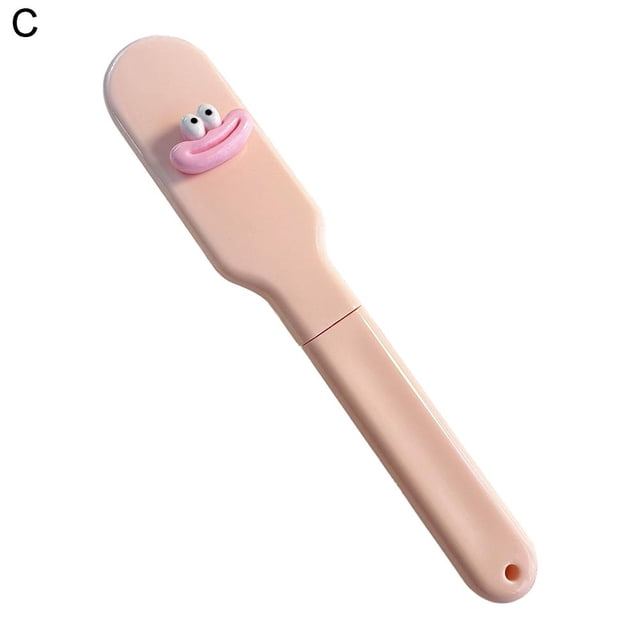 Cartoon Portable Comb High Value Soft Teeth Hair Comb Big Mouth Straight Hair Comb Folding Comb Dual-Purpose Comb Hairdressing Comb