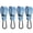 4 Pcs + SkyBlue, variant on 4 Pcs Leather Stroller Hook, Mommy Stroller Clip, Stroller Accessories Organizer Hook, Metal Hook for Strollers/Walkers/Mobility Scooter/Wheelchair/Rollator(Pink)