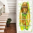 thumbnail image 1 of Chien Drôle à l'Intérieur Sandwich - Toile d'Art Animal Contemporain, 1 of 3