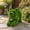 Green B 1 Pack, variant on AuroraX Flocked Dog Garden Ornament Resin Bell Dog Figurine Handcrafted Decorative Lifelike Artisan Outdoor Garden Dog Statue Green