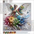 thumbnail image 2 of Kit Con Forma Especial Parcial DIY 5D Niña 30x30cm, 2 of 8