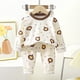 thumbnail image 2 of Odeerbi 0-13 Años Pijamas de Algodón Para Niños Y Niñas Con Camisetas de Manga Larga Estampadas Pantalones Pijama de Dos Piezas Acondicionador de Ropa Para Dormir, 2 of 5
