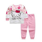 Bean_Autumn And Winter Children'S Underwear Set Baby Autumn Clothes Suit Kids Children'S Cotton Pajamas Suit