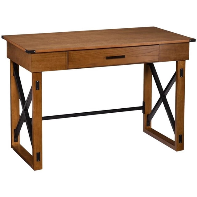 Bureau Réglable en Hauteur SEI Furniture Canton en Pin Émaillé