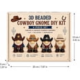 thumbnail image 6 of 3D Beaded Gnome Craft Kit,DIY Handmade Bead Art Set for Kids,Teens & Adults,Beginner-Friendly Craft Activity with Full Materials & Instructions (#007), 6 of 12