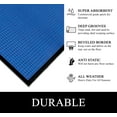 thumbnail image 6 of A1HC Indoor Outdoor Mat, Front and Back Entrance Welcome Mats, Front Door Patio Mats 18X30 Inches, Non-Slip Easy Clean Entrance Washable Doormat, Blue Waffle, 6 of 7