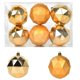 thumbnail image 2 of Adornos navideños, adornos navideños, regalos navideños, juego de 6 bolas navideñas de 8 cm con forma de diamante, bola decorativa con forma de prisma., 2 of 7