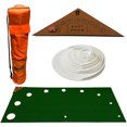 thumbnail image 2 of 9Putt: The Original 9Putt Mat - Golf Putting & Training Game, 8x4', Realistic Turf, 9 Cup Sizes, Poker Chips & Leather Sleeve, In-Outdoor Sports Play, 2 of 12