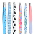 thumbnail image 3 of Professional Eyebrow Tweezers Stainless Steel Slanted Eyebrow Clips Makeup Tools, 3 of 8