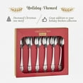 thumbnail image 3 of Spode Christmas Tree Cocktail Spoons - Festive Flatware Set for 6 - Christmas Dessert Spoons in 18/10 Stainless Steel, Holiday Kitchen Utensils for Custards, Puddings, Cakes - Dishwasher Safe, 3 of 7