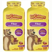 (2 pack) Lil Critters Fiber Gummy Bears (180 Count)